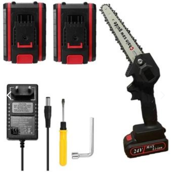 Mini Motosierra Inalámbrica 2 Baterias