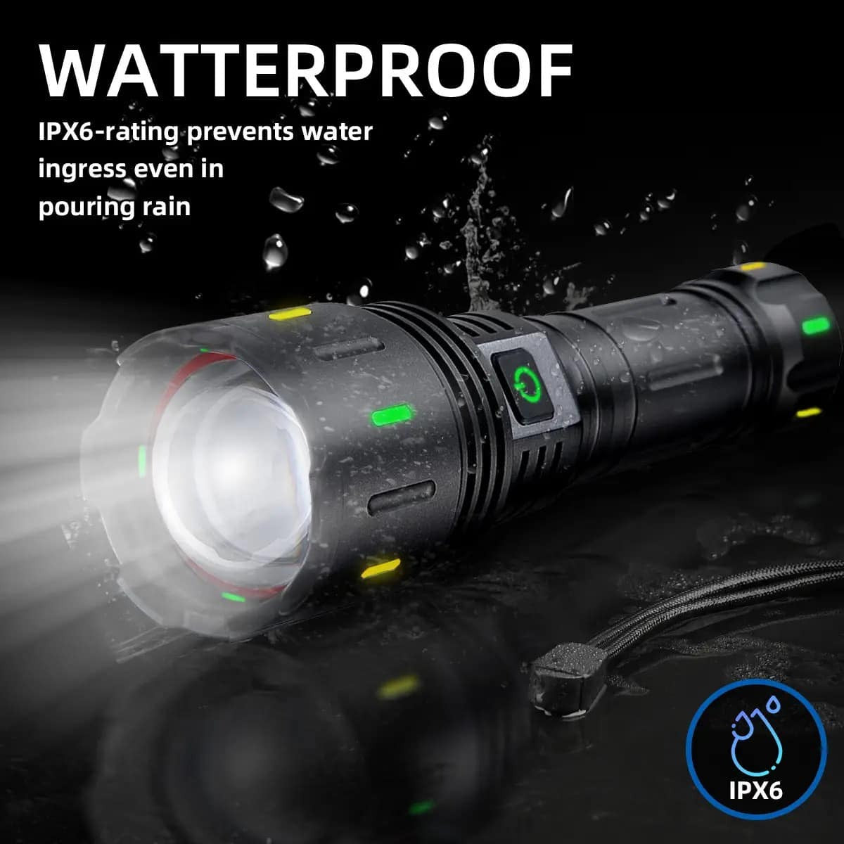 Linterna Led con zoom